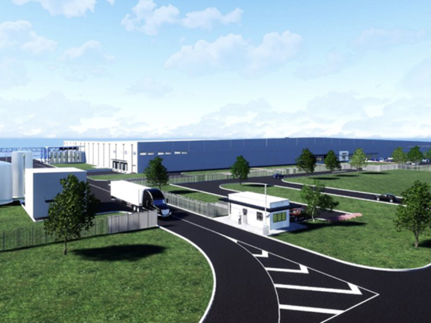 Generated image of Diageo's Montgomery facility