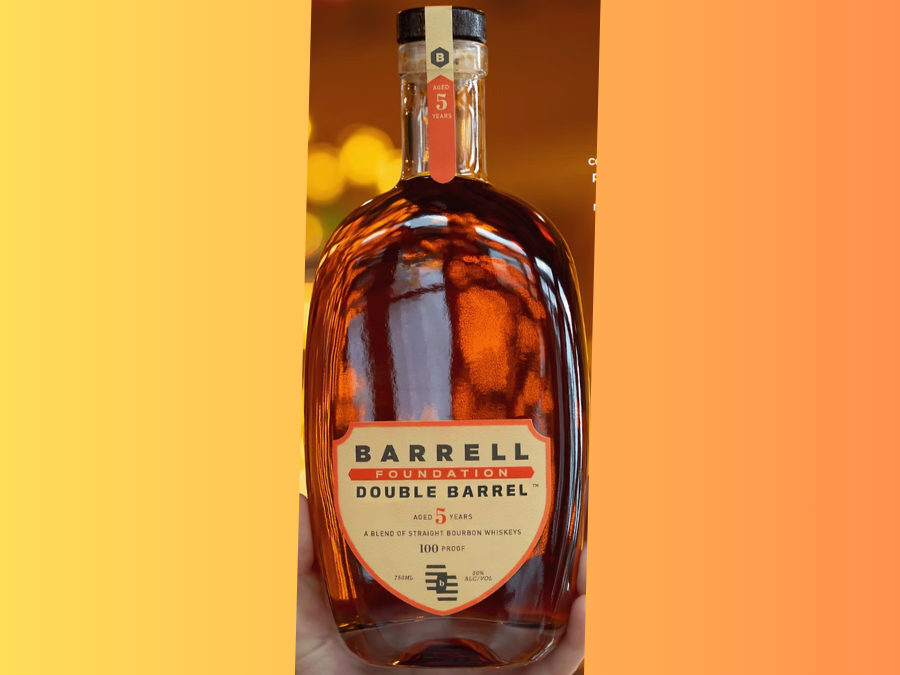 Bottle of Barrell Foundation Double Barrel Bourbon