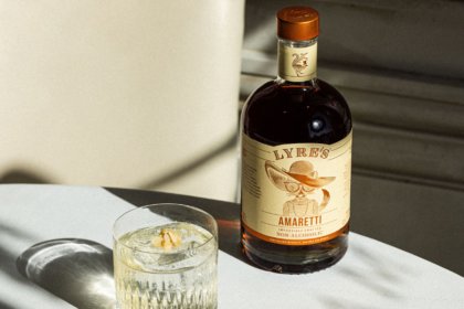 Bottle of Lyre's Amaretti