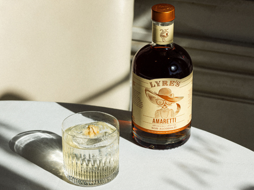 Bottle of Lyre's Amaretti
