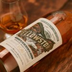 Bottle of Yellowstone American single malt whiskey