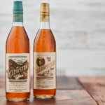 A bottle each of Yellowstone American Single Malt Whiskey and Bourbon Whiskey