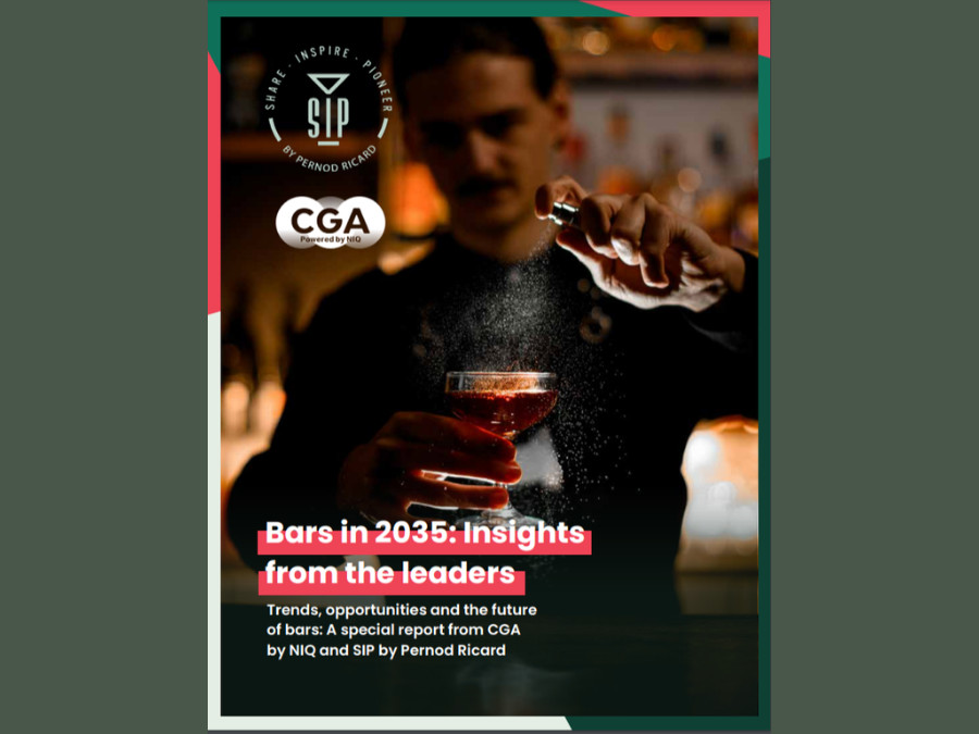 Cover of CGA by NQ and Pernod Ricard SIPS' 'Bars in 2035' report