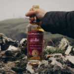 Clonakilty Irish whiskey bottle being held