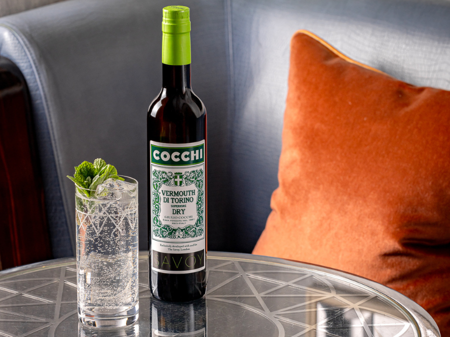 Bottle of Cocchi Savoy Dry Vermouth di Torino