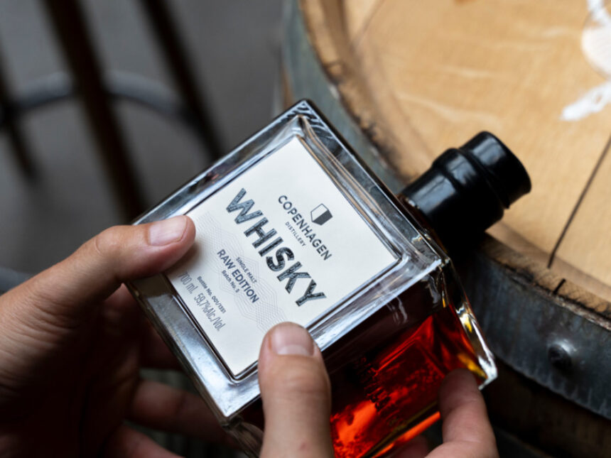 Copenhagen Distillery Raw No. 5 whiskey bottle