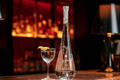 Cygnet Gin bottle on a bar
