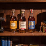 Three Ferrand cognac bottles with new packaging