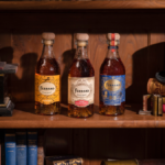 Three Ferrand cognac bottles with new packaging