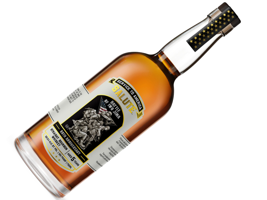 Bottle of Battle of Iwo Jima, 80th Anniversary Edition American whiskey