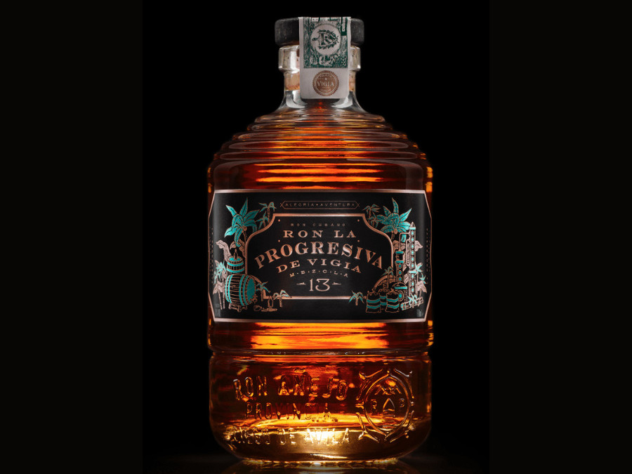 Bottle of La Progresiva rum