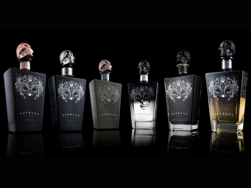 Six expressions of Satryna tequila and mezcal