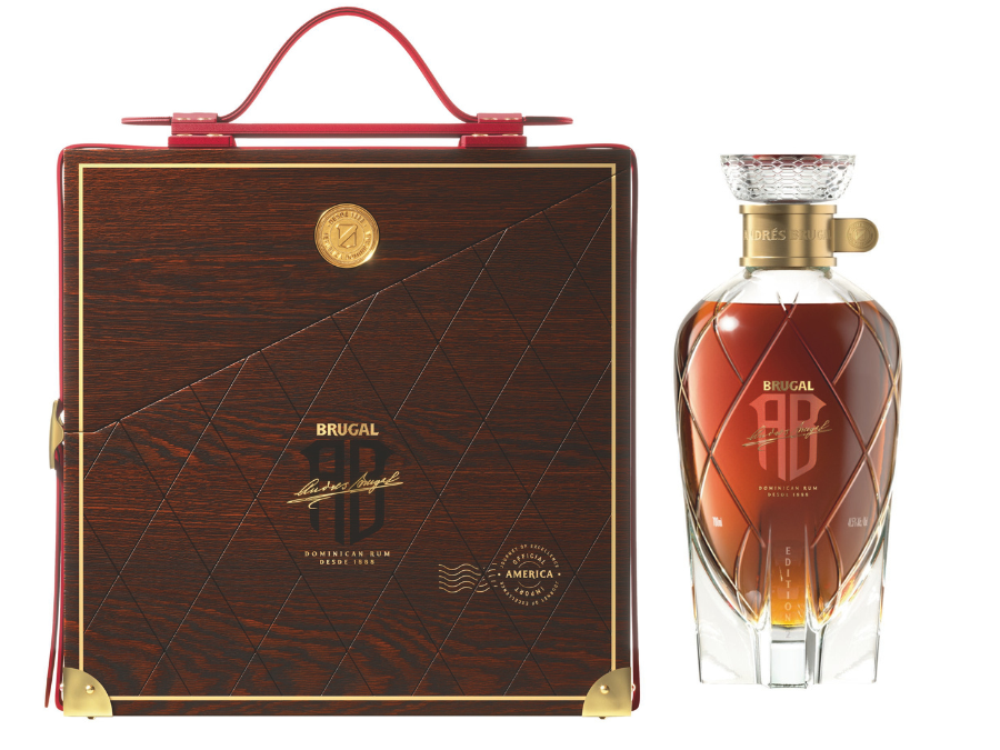 Bottle of and box for Andres Brugal Edition 02