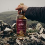 Clonakilty Irish whiskey bottle being held