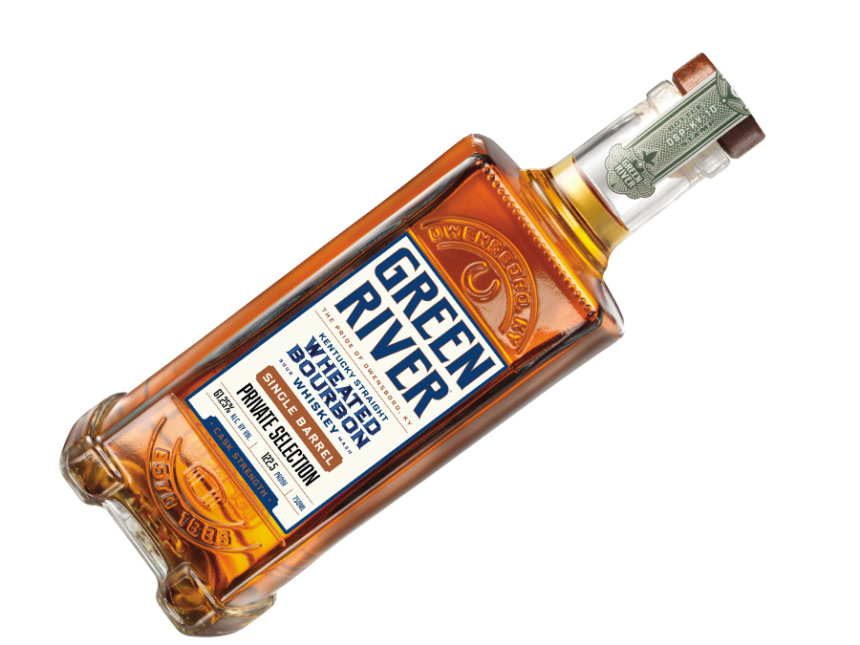 Bottle of Green River Kentucky Straight Wheated Single Barrel Bourbon