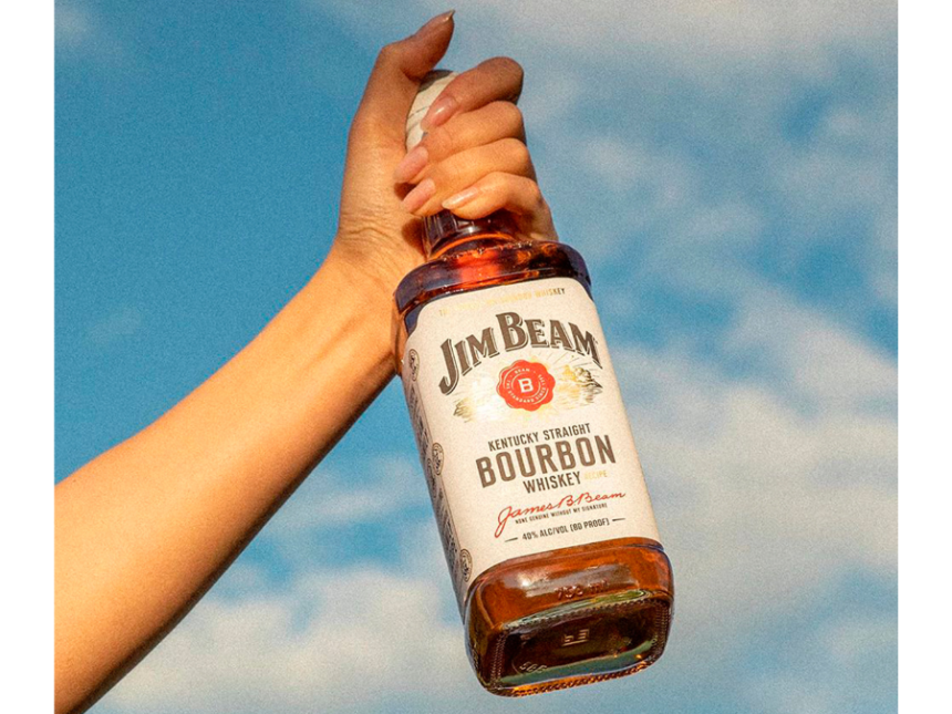 Bottle of Jim Beam