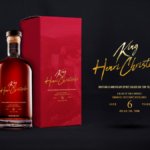 King Henri Christophe whiskey bottle next to box and text
