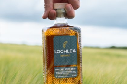 Lochlea bottle held in field