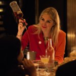 Holly Graham preparing a cocktail in a bar