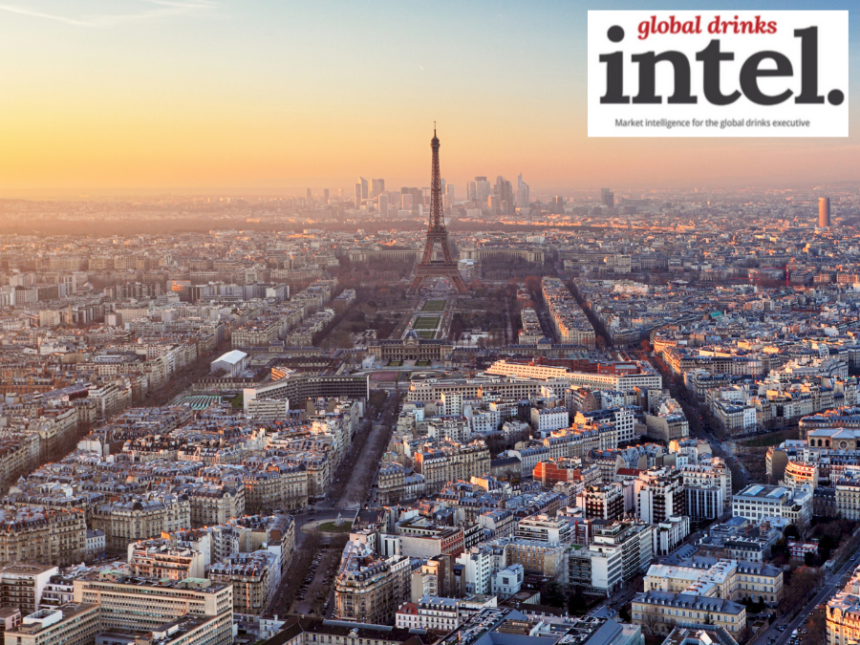 Paris skyline featuring Eiffel Tower