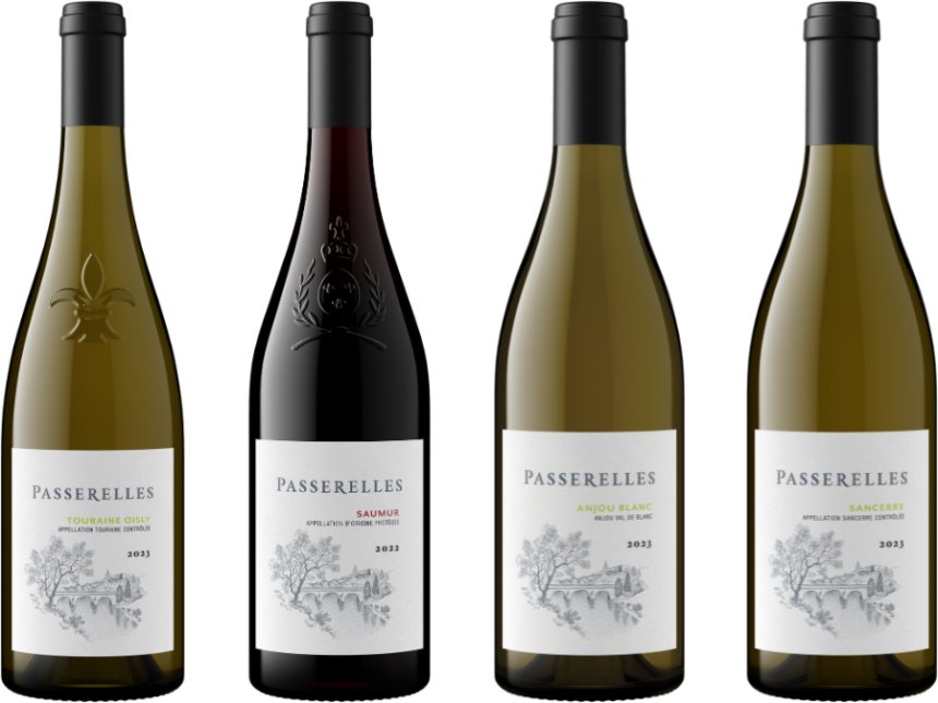 Four varietals from the Passerelles brand