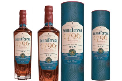 Bottle of and box for Santa Teresa 1796
