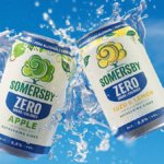 Two cans of Somersby Zero