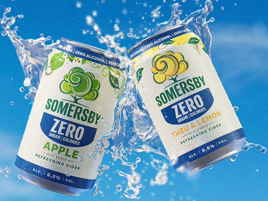 Two cans of Somersby Zero