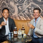 Incoming CEO Daisuke Minato next to departing CEO Darren Fullerton