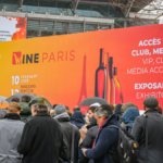 Visitors outside Wine Paris 2025