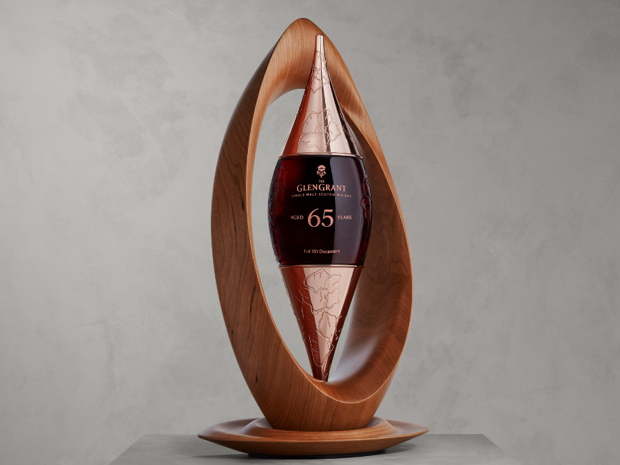 Bottle of and box for The Glen Grant 65-Year-Old