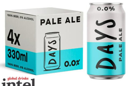 Four-pack of Days non-alcohol beer