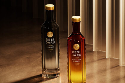 Two expressions of Desi Daru vodka