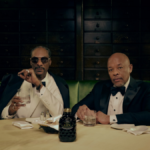 Snoop Dogg and Dr Dre with Still G.I.N. By Dre and Snoop bottle