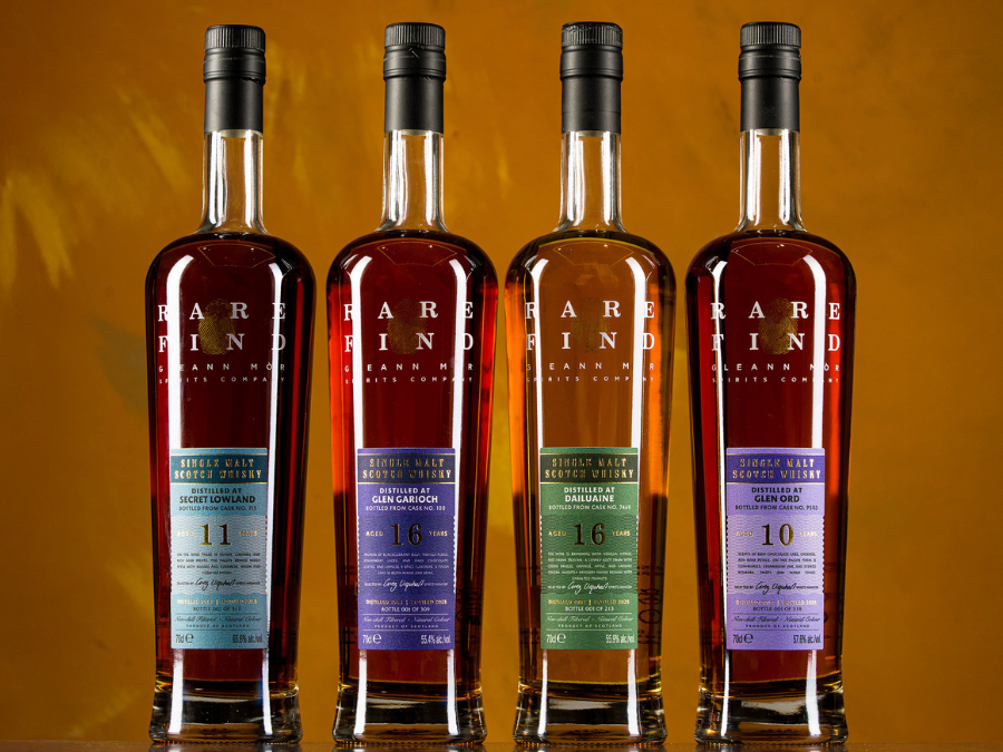 Rare Find 2025 Spring Releases, four bottles