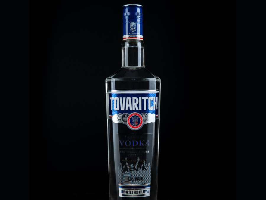 Bottle of Tovaritch! vodka