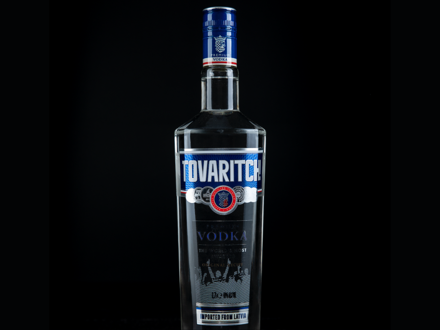 Bottle of Tovaritch! vodka