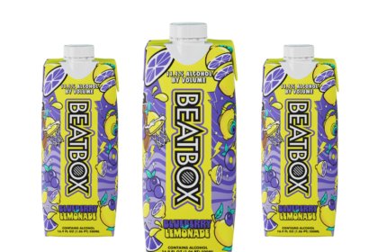 Beatbox Beverages Blueberry Lemonade cartons