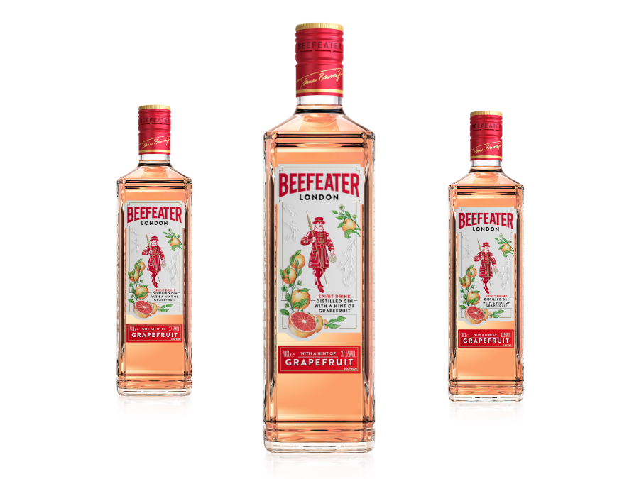 Beefeater Grapefruit bottles
