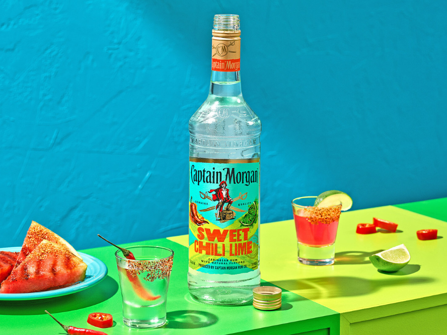 Bottle of Captain Morgan Sweet Chili Lime