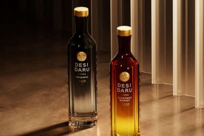 Two expressions of Desi Daru vodka