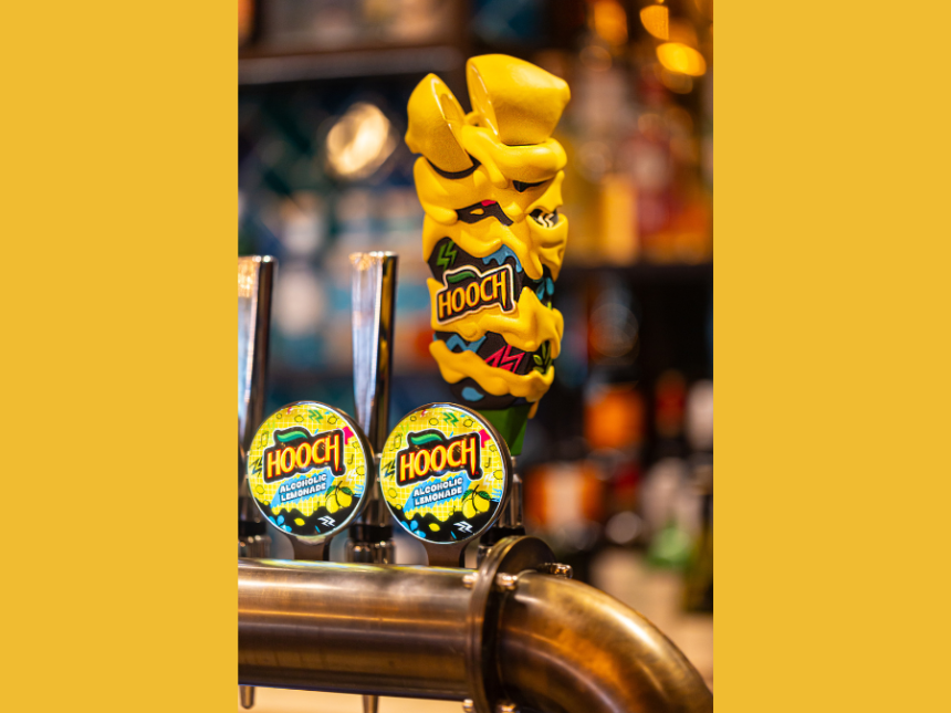 Hooch on draught