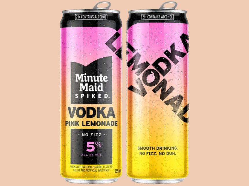 Minute Maid Spiked Lemonade cans