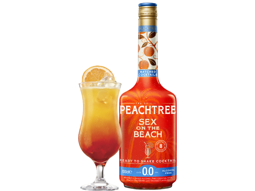 Bottle of Peachtree Sex on the Beach 0.0%