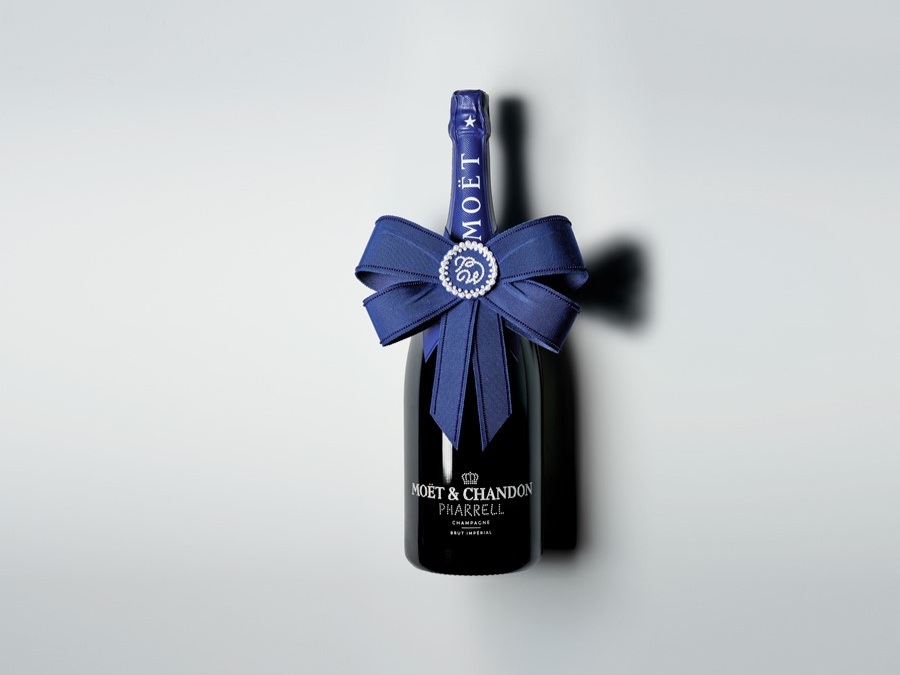 Pharrell Williams Moet & Chandon bottle