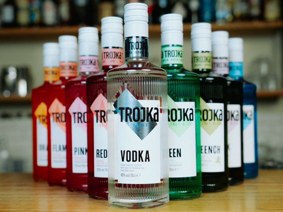 The Trojka vodka portfolio