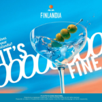 Finlandia Vodka campaign with martini serve
