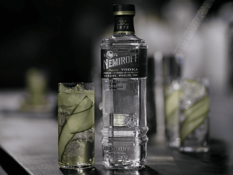 Bottle of Nemiroff De Luxe