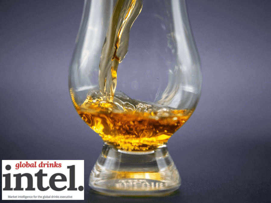 Glass of scotch whisky
