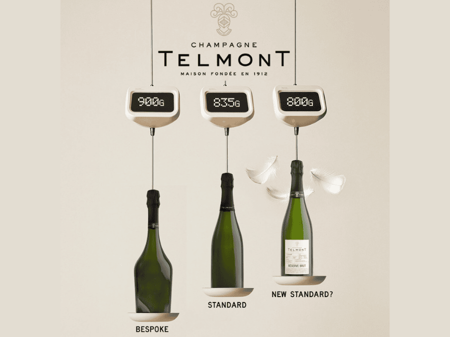 Champagne Telmont 800g bottle